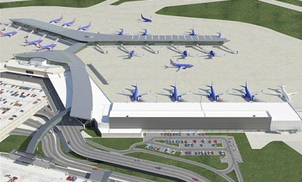 airport hobby houston william international terminal technology constructed oldest transforming hou commercial texas its